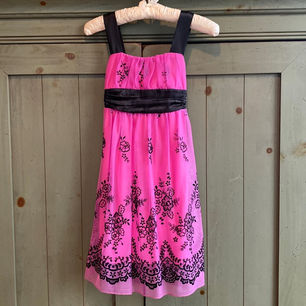 Roxette Pink and Black Dress